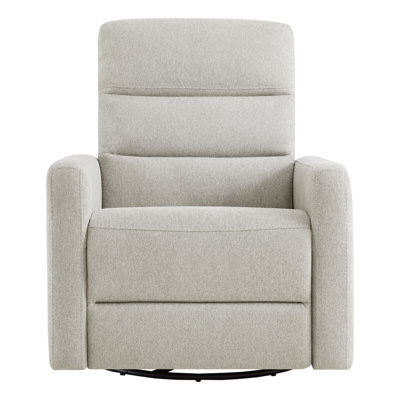 Mila Upholstered Rocking Swivel Power Recliner