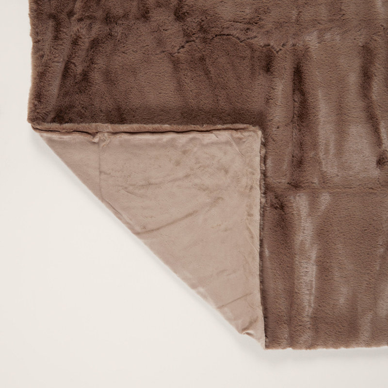 Bianca Madura Throw, W140 x L140cm, Brown