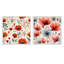 Jessy - Ensemble de 2 collages carrés floraux-101855822-101855824