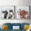 Lily et Betsy I - ensemble de 2 reproductions d'art sur toile-135464269-135464271