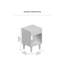 Table de chevet 1 tiroir Barroso-1739342852