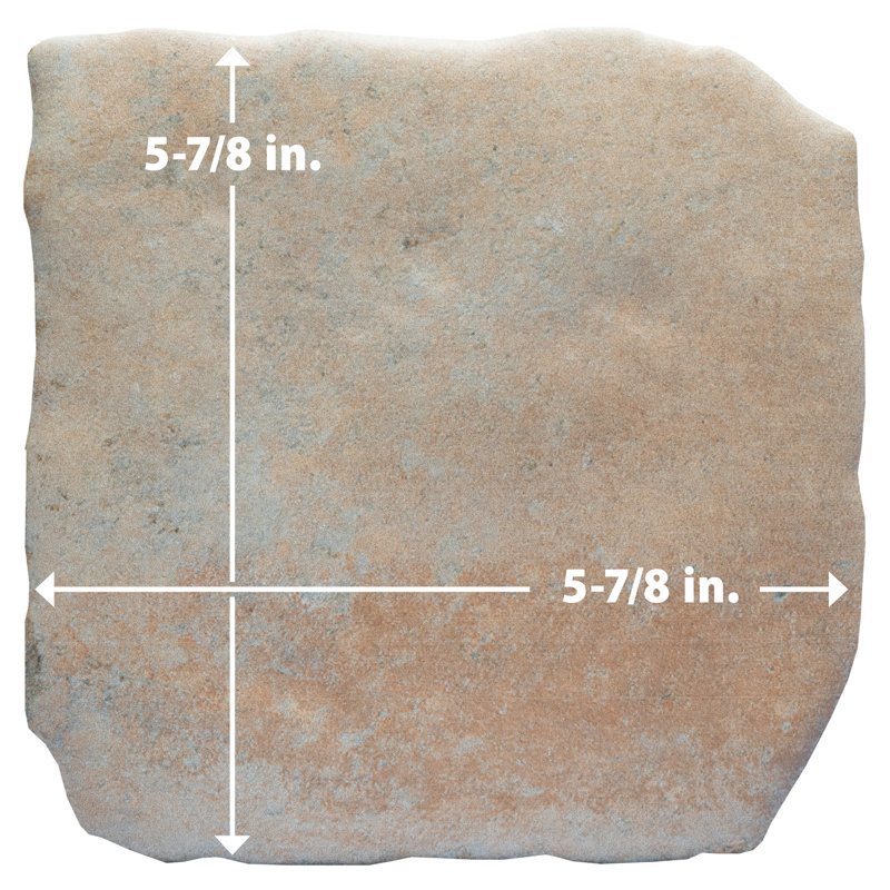 Benisa 6" x 6" Porcelain Spanish / Moroccan Wall & Floor Tile, Brown