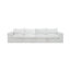 Upholstered Chenille Modular Sectional Sofa with Cushion Back– Fully Compressed, No Assembly Required-1404319042-1404319054
