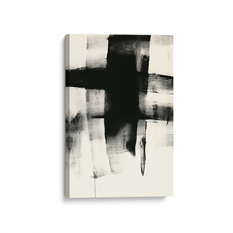 «Charcoal Whisper I», reproduction sur toile, H 18 po x l 12 po x P 1,25 po, Toile tendue