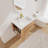 30" Wall Mounting Bathroom Vanity With Ceramic Sink-1234414341