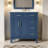 30" Bathroom Vanity With Ceramic Top, Cabinet And Drawers-1410099761