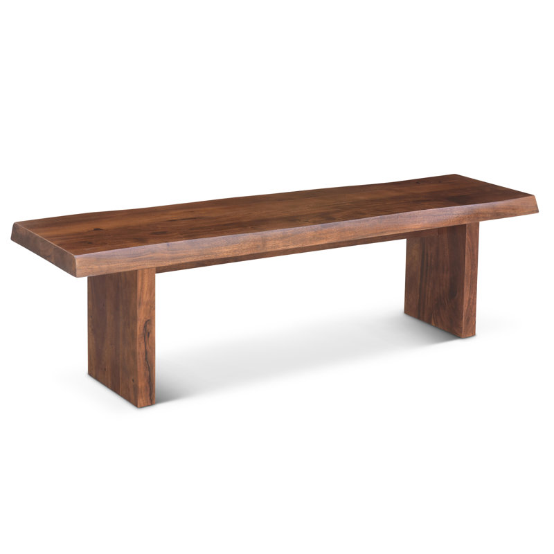 Modern Brazilian Bello Bench, Americano, 18" H x 65" W x 15" D