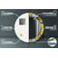 Huldar Glass Flat Wall Mirror