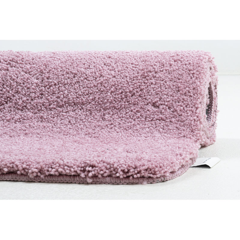 Rectangle Bath Rug, 70 x 120 cm, Pink