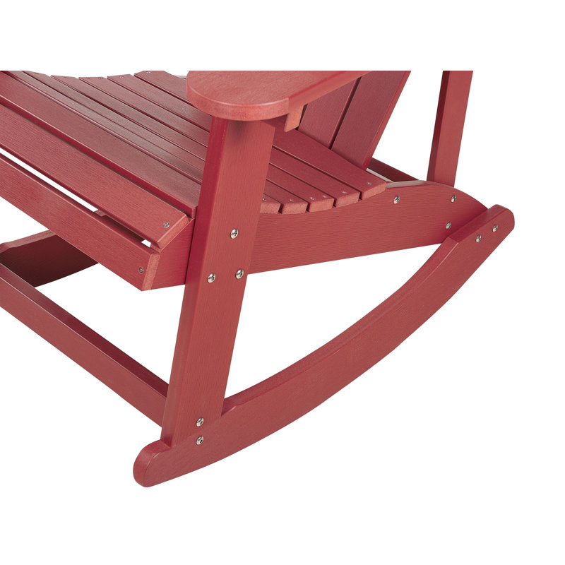 Jost Plastic Rocking Chair, Red 