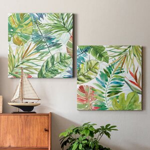 Bay Isle Home Tropical Sketchbook I Framed On Canvas 2 Pieces Print ...