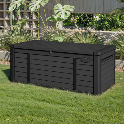 Balconera 120 Gallons Lockable Resin Deck Box by Balconera