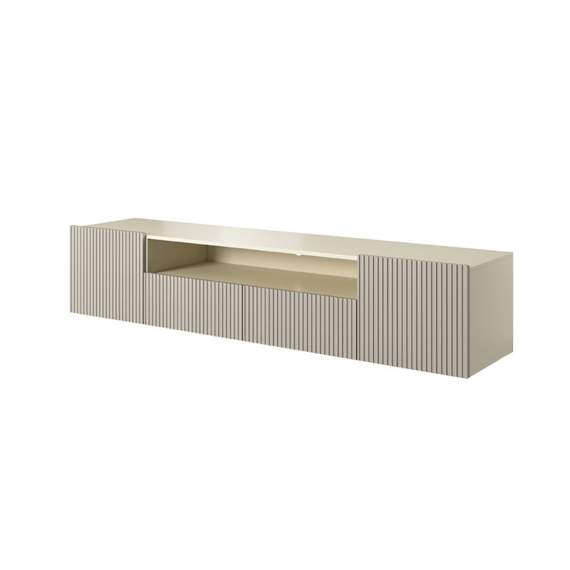 Amyanne Unfinished with Fireplace Included, Cream