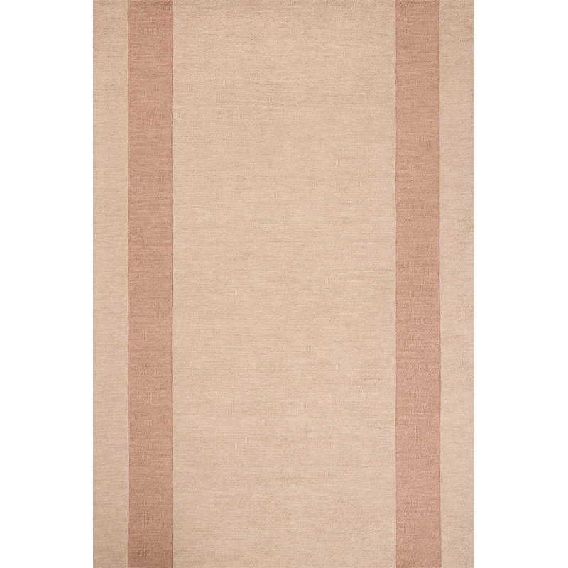 Tapis rosé / rose Leanne Ford x Loloi Craven, Rectangle 5 pi x 7 pi 6 po
