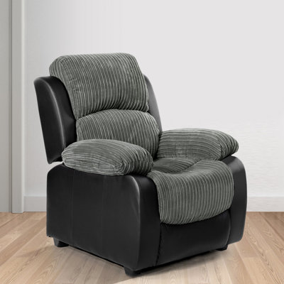 Heidine Faux Leather Club Chair