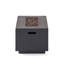 Foyer rectangulaire 40 pouces - 40 000 BTU (gris foncé)