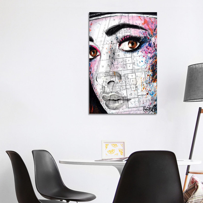 Contemporary Woman V 1 Piece Wrapped Canvas Wall Art, 20.32 cm H x 30.48 cm W