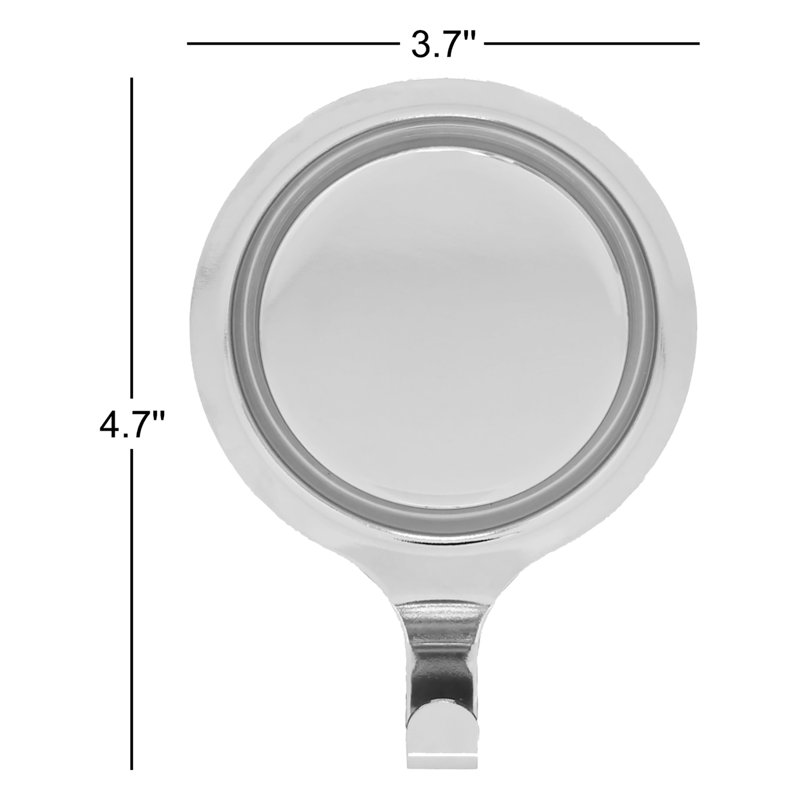 Porte-couronne magnétique sans pincement, Argent, 1