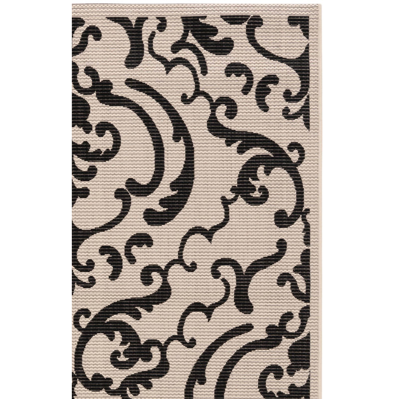 Tapis oriental intérieur / extérieur Herefordshire Performance, Rectangle 2 pi 7 po x 5 pi