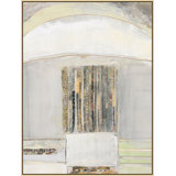 Outside the Garden 2' Framed Print on Canvas