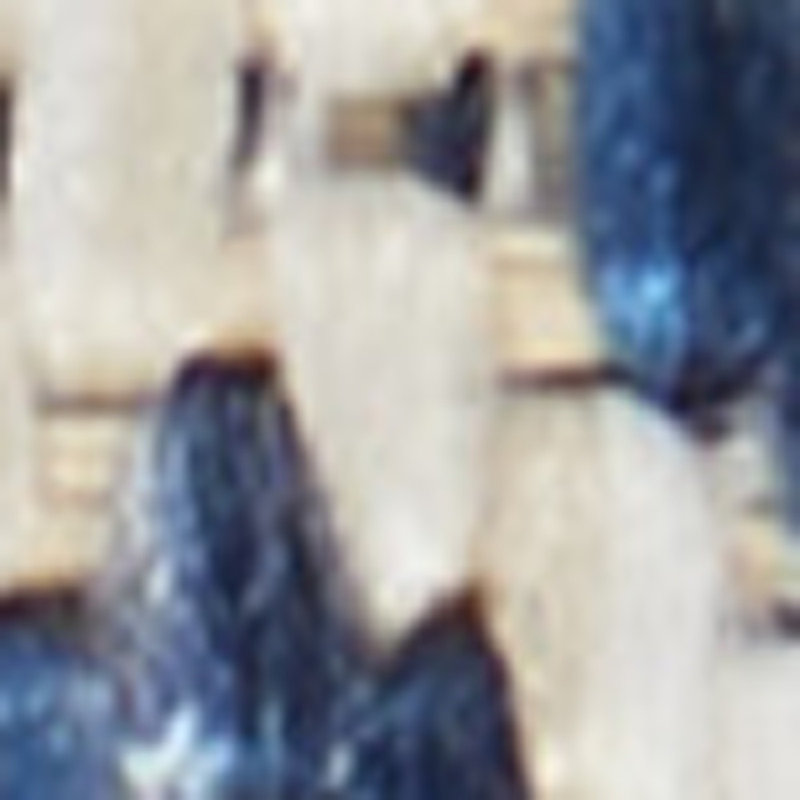 8' X 10' Blue Geometric Power Loom Area Rug