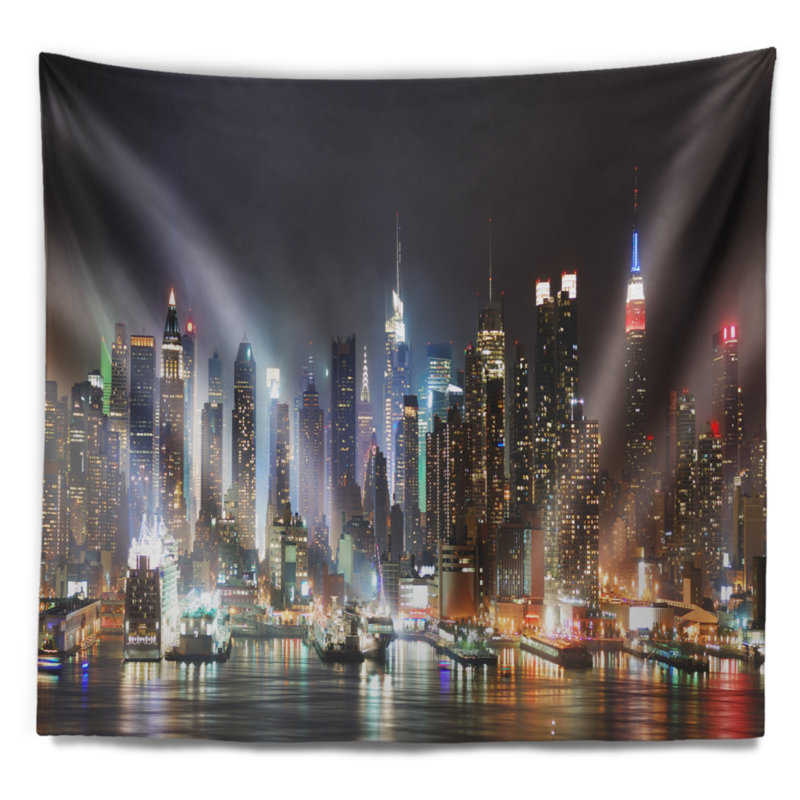 Polyester Tapestry, 78" H x 92" W