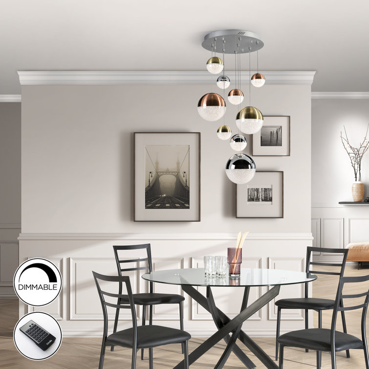 Avocet 9 - Light LED Cluster Pendant