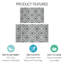 Tapis de cuisine polyvalent 2 pièces