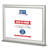 Silver Metal Beveled Picture Frame