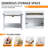 Danju 23.84 " W Wall Mounted Wall Mounted 1 Single Vanity Bathroom Vanity With Ceramic Top