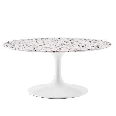 Modway Lippa Round Terrazzo Coffee Table