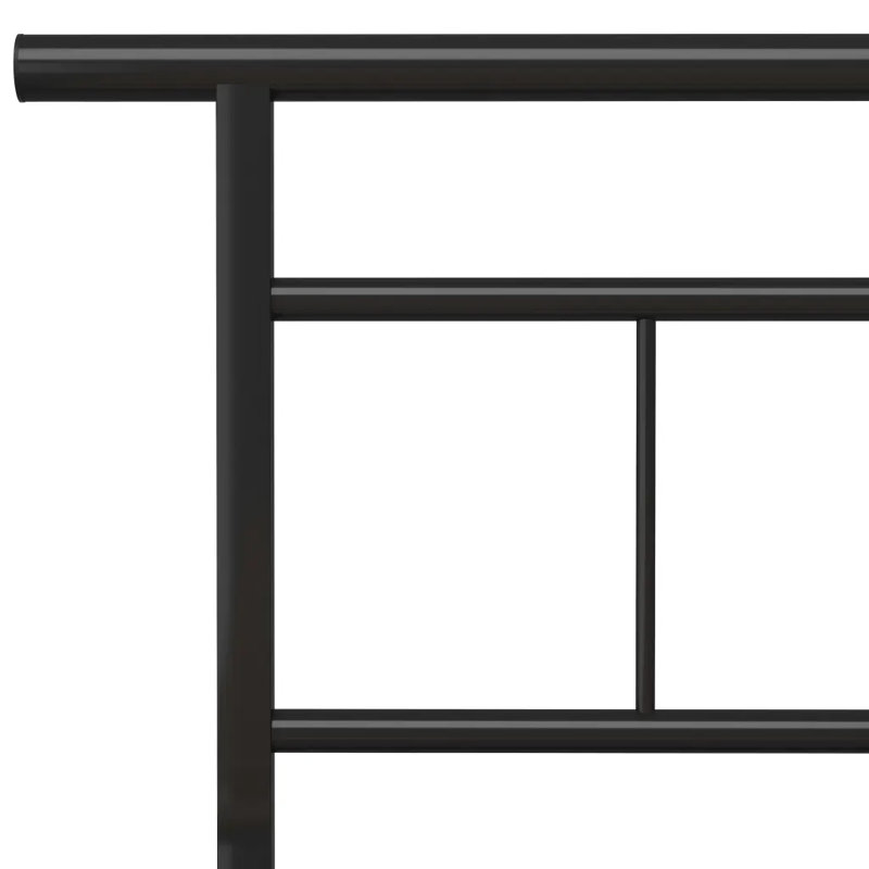 Barlas Bed, 160 x 200 cm, black