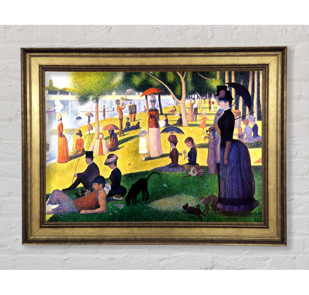 Seurat Sunday At La Grande Jatte - Einzelner Bilderrahmen Kunstdrucke