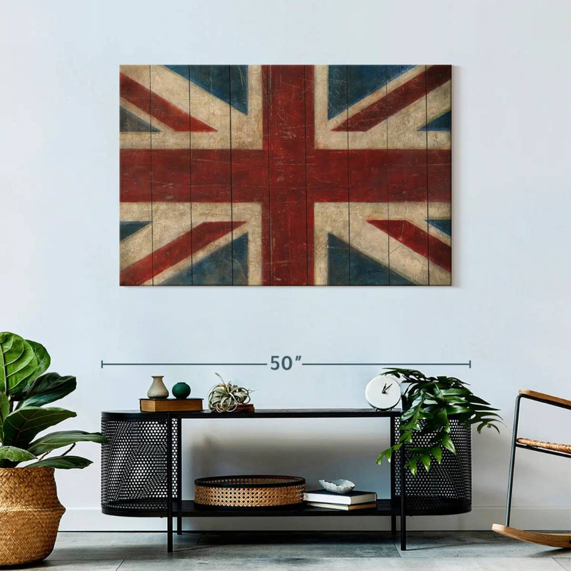 Borges Union Jack, 30" H x 45" W