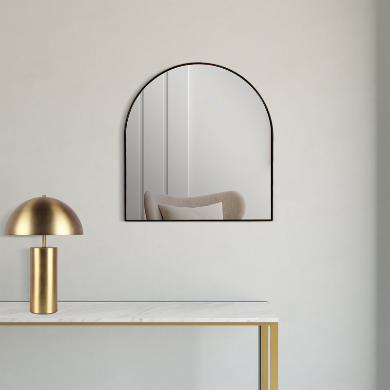 Germin Metal Wall Mirror, 34''H x32''W