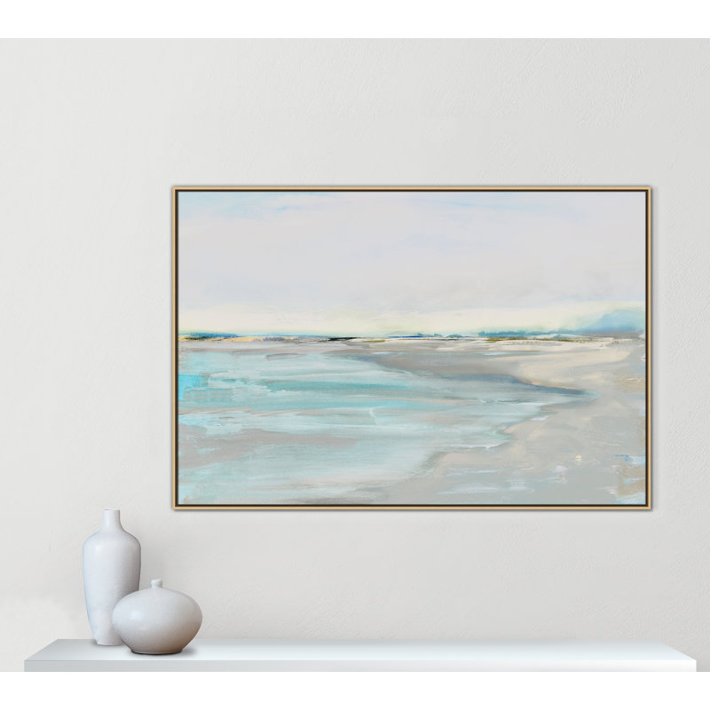 «Inlet at Dusk Print» par Val Rhodes, Naturel, H 41,5 po x l 61,5 po