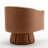 Faux Leather Upholstered Swivel Barrel Chair-135525719-170896852