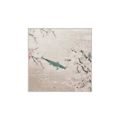 Machine Washable Beige Area Rug