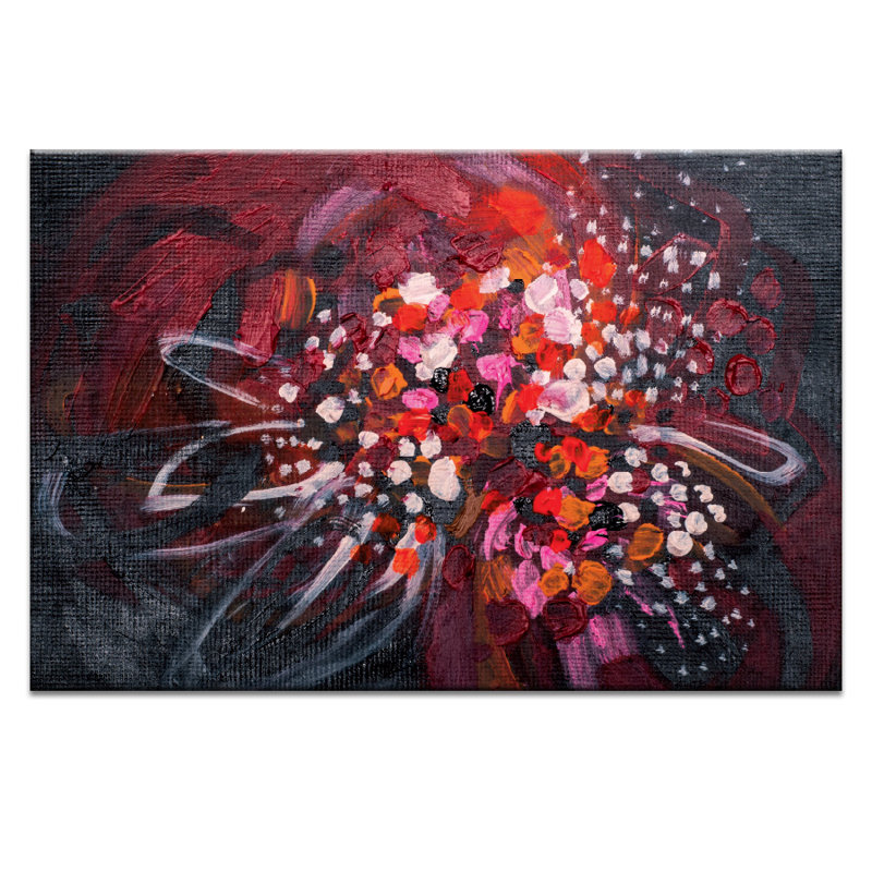 Amanda Morie - Painting on Canvas, 51cm H x 76cm W, Timber Floater Frame