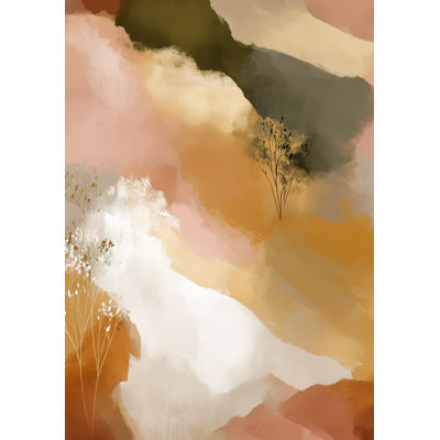 Papier peint abstrait paysage bohème