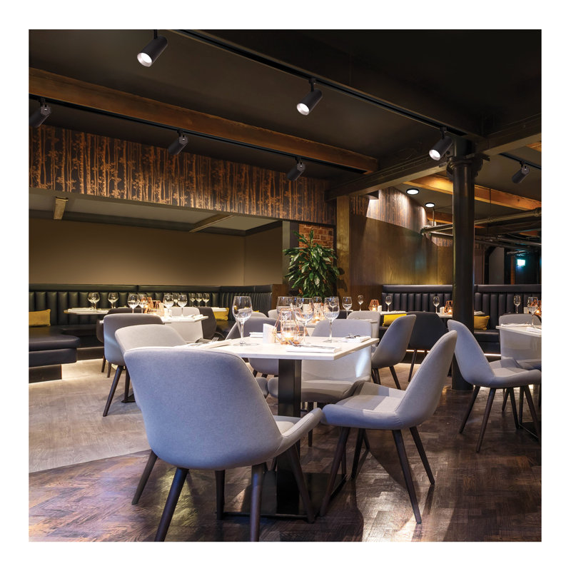 30 Watt LED Track Head J-Style 20 To 50 Degree Adjustable Beam Spread CCT Selectable, Matte Black