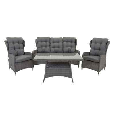 Demarcus 5 Seater Rattan Sofa Set