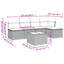 Vidaxl Garden Sofa Set PE Rattan Large Modular Garden Sofa Set-114335471