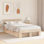Bed Frame with Headboard Solid Pine Wood-1324561810-1324561815