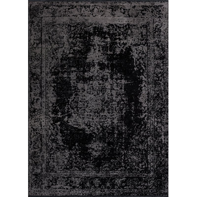 Tapis oriental gris / noir Rapture