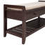 Shoe Rack With Cushioned Seat And Drawers, Multipurpose Entryway Storage Bench-645427003