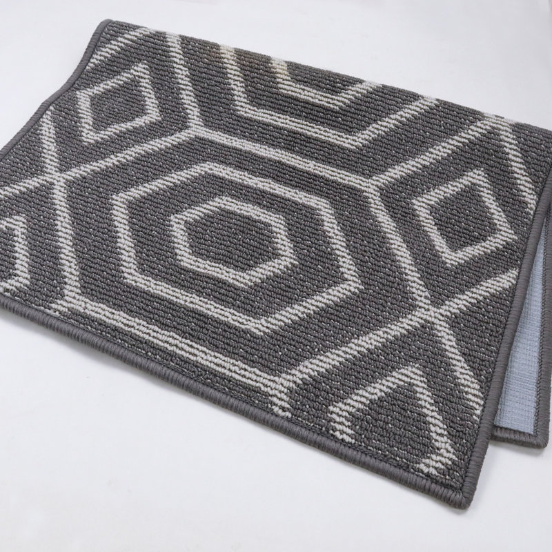 Tapis d'entrée antidérapants Welcome, gris, L 20 po x L 31 po