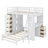 Twin-Over-Twin Bunk Bed Integrated With LED Lighting-114446973