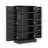 HOMCOM 41" Kitchen Pantry Storage Cabinet, Freestanding Kitchen Cabinet With 12 Door Shelves, Double Doors, 5-Tier Shelving And Adjustable Shelves, Black-1264081295