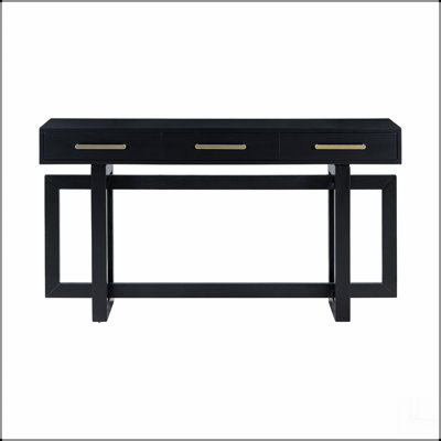 Elegant Console Table with Three Drawers, Extra Long Entryway Table for Entryway, Hallway